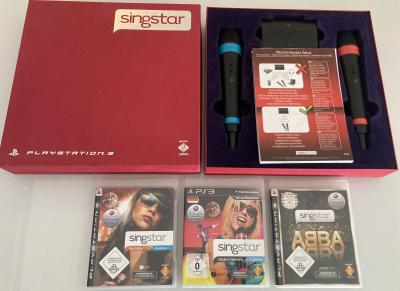 Playstation 3 Singstar mit 3 Games + 2 Mikrofone - SONY PS3
